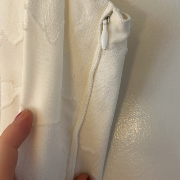 NWT Rag and Bone Augusta Embossed Dress, Bright White - Picture 5 of 7